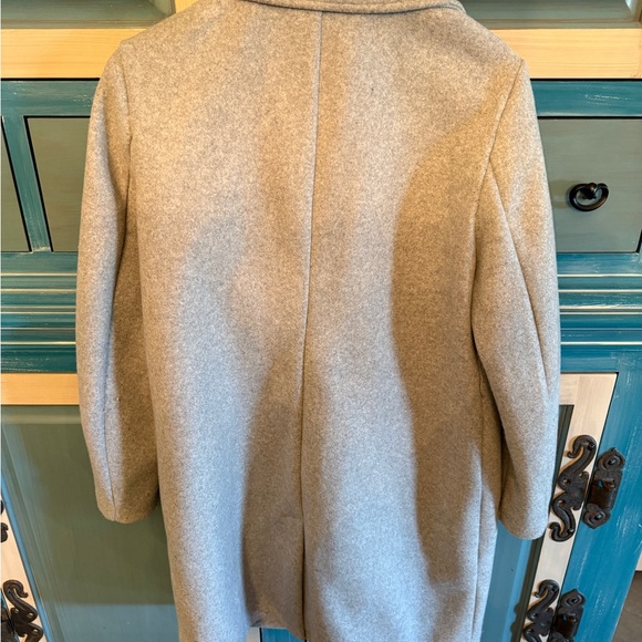 Marc New York Gray Wool-Blend Single-Button Trench Coat - Picture 2 of 4